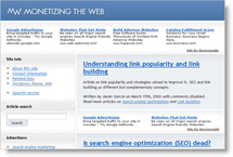 MW by Monetizing the Web