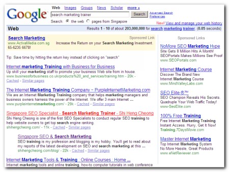 Search Marketing Trainer