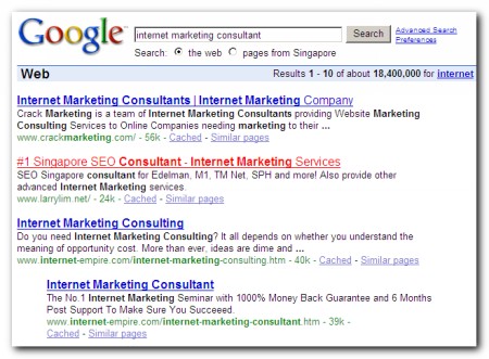 seo consultant pay